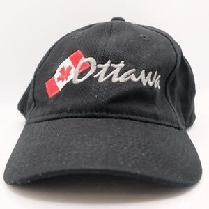 Black Ottawa dad hat